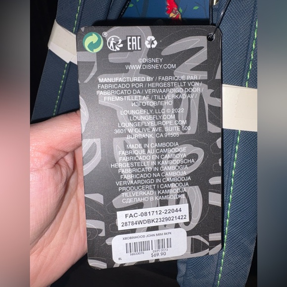 Loungefly Disney Robin Hood Backpack - Multicolor - Picture 5 of 9